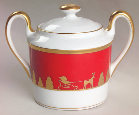 Joyieux Noel Sugar Bowl & Lid