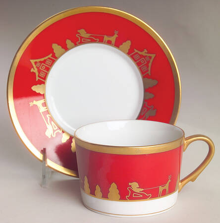 Joyieux Noel Flat Cup & Saucer Set