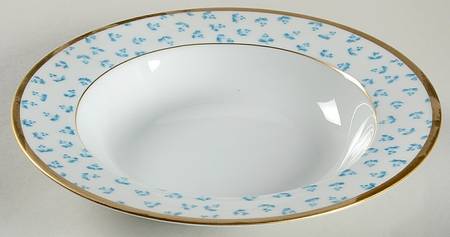 Les Petites Fleurs Large Rim Soup Bowl
