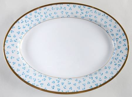 Les Petites Fleurs 14" Oval Serving Platter