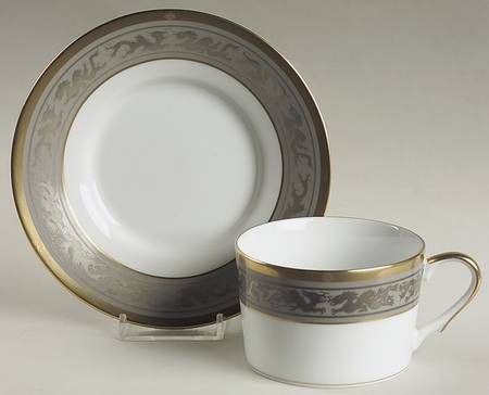 Mandarin Dynasty Flat Cup & Saucer Set