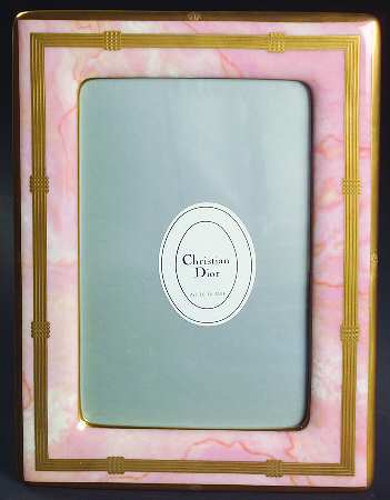 Gaudron Marbre Rose 6" Picture Frame
