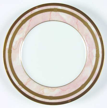Gaudron Marbre Rose Salad Plate