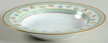 Millefleurs Large Rim Soup Bowl