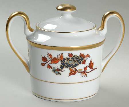 Papillon Chinoise Sugar Bowl & Lid