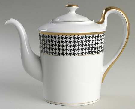 Pied De Poulet Noir (Black) Coffee Pot & Lid