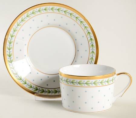 Versailles Flat Cup & Saucer Set