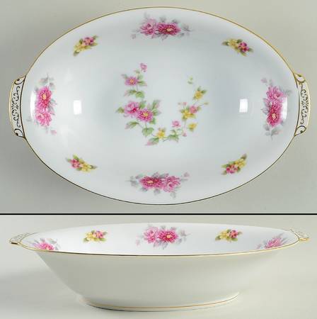 Charmaine 10" Oval Vegetable Bowl