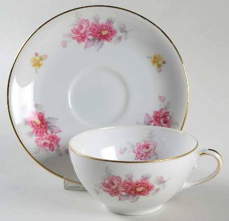 Charmaine Flat Cup & Saucer Set