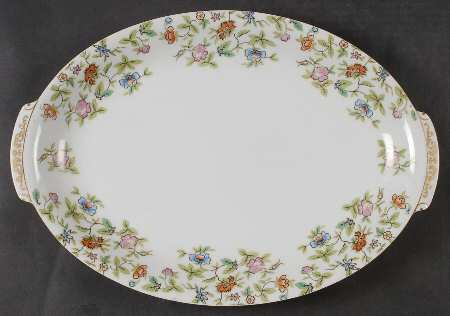 Fantasia (No Center Design) 15" Oval Serving Platter