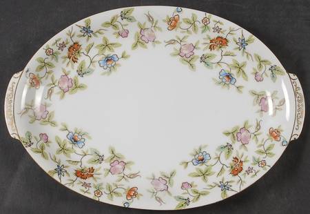 Fantasia (No Center Design) 12" Oval Serving Platter