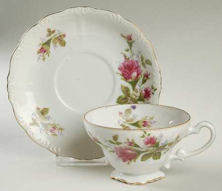 Footed Cup & Saucer Set