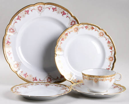Alencon 5 Piece Place Setting