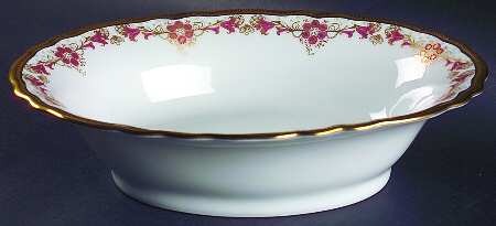 Alencon 9" Oval Vegetable Bowl