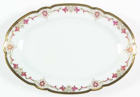 Alencon 14" Oval Serving Platter