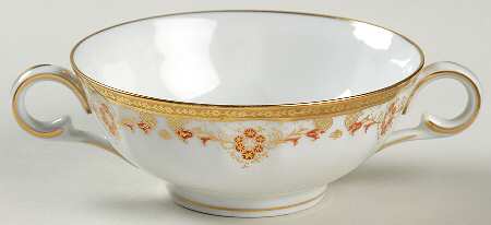 Alencon Flat Cream Soup Bowl