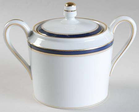 Ambassade Blue Sugar Bowl & Lid