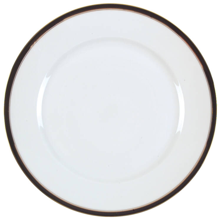 Ambassade Black Large Dinner Plate