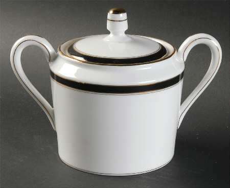 Ambassade Black Sugar Bowl & Lid
