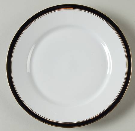 Ambassade Black Salad Plate