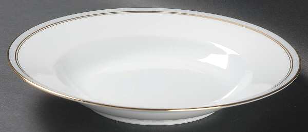 Ambassade Grey Large Rim Soup Bowl