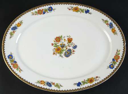 Amiens 15" Oval Serving Platter