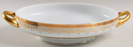 Arizona (White Rim) Oval Vegetable No Lid