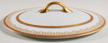 Arizona (White Rim) Lid for Oval Vegetable