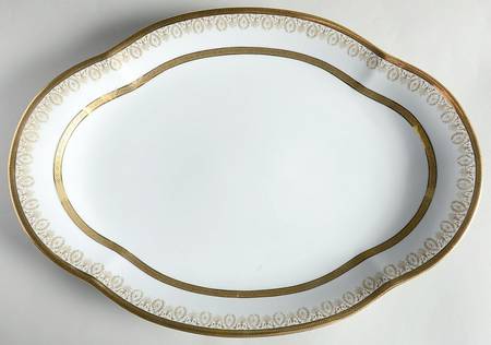 Arizona (White Rim) 16" Oval Serving Platter