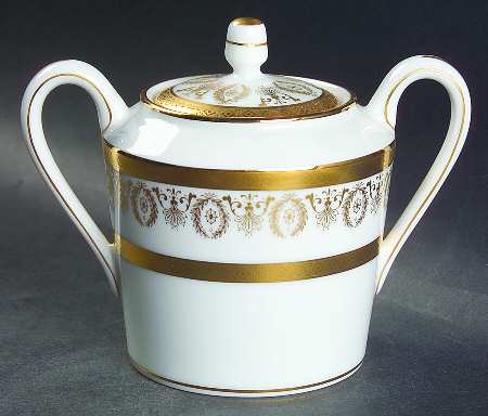 Arizona (White Rim) Sugar Bowl & Lid