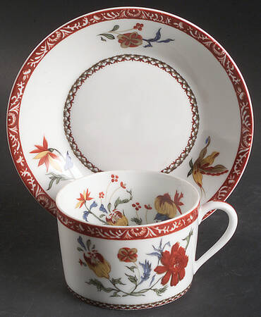 Bangkok (Lafayette) Flat Cup & Saucer Set