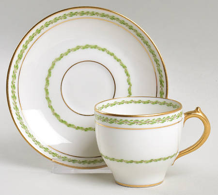 Castiglione Flat Demitasse Cup & Saucer Set