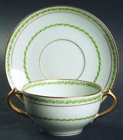 Castiglione Flat Bouillon Cup & Saucer