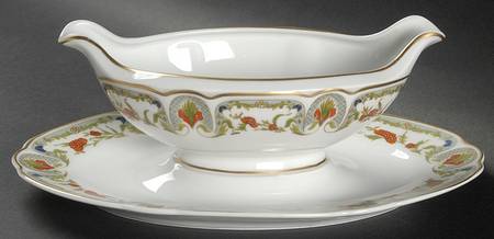 Chantoung Gravy Boat with Attached Underplate by Charles Field Haviland