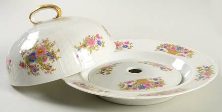 CHF1 Round Covered Butter with Strainer