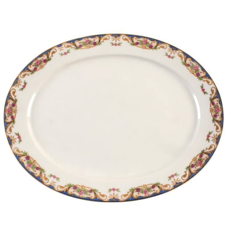 CHF110 13" Oval Serving Platter by Charles Field Haviland