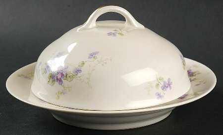 CHF130 Round Covered Butter with Strainer