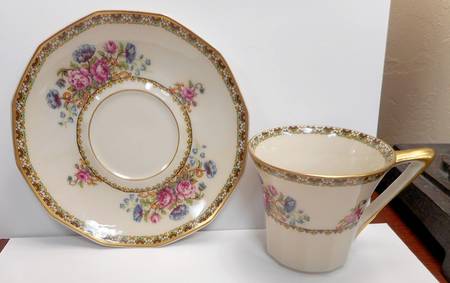 CHF177 Flat Demitasse Cup & Saucer Set