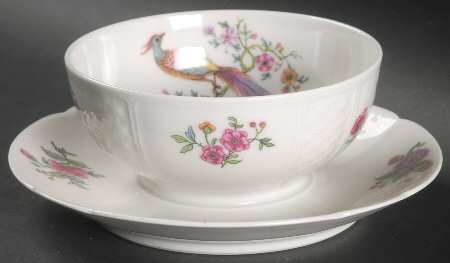 CHF2 Gravy Boat with Attached Underplate by Charles Field Haviland