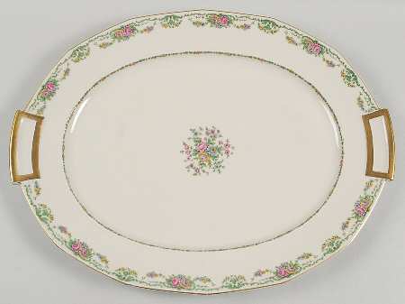 Head 169b 19" Oval Serving Platter by Charles Field Haviland