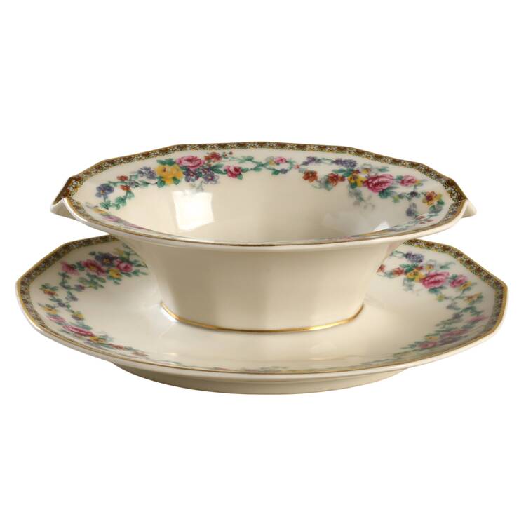 Boulogne Gravy Boat with Attached Underplate