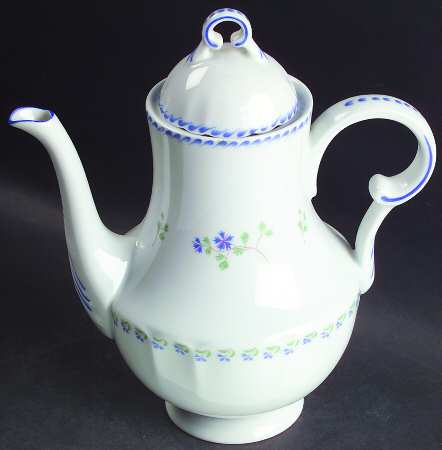 Cornflower (Barbeaux) Coffee Pot & Lid by Charles Field Haviland
