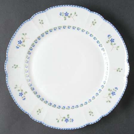 Cornflower (Barbeaux) Large Dinner Plate by Charles Field Haviland
