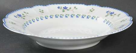Cornflower (Barbeaux) Rim Soup Bowl