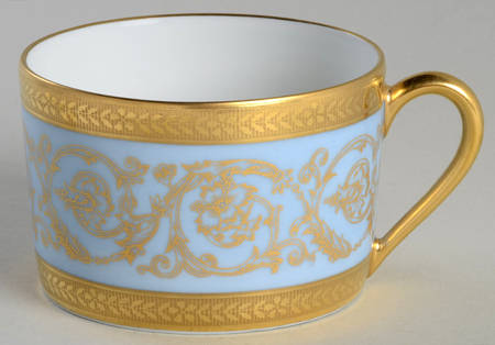 Edith Blue (Recamier Shape) Flat Cup