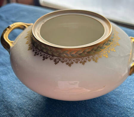 Empire Wreath Sugar Bowl No Lid