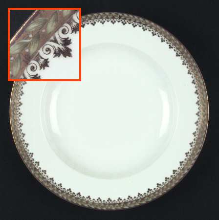 Empire Wreath Rim Soup Bowl