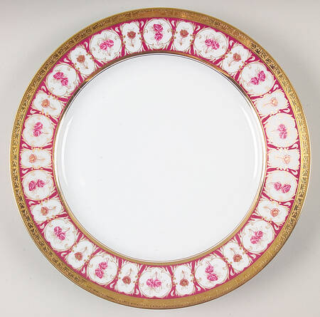 Golden Roses 12" Round Deep Dish