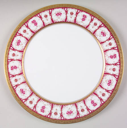 Golden Roses 12" Chop Plate (Round Platter)