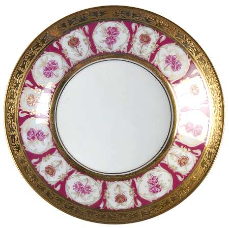 Golden Roses Saucer